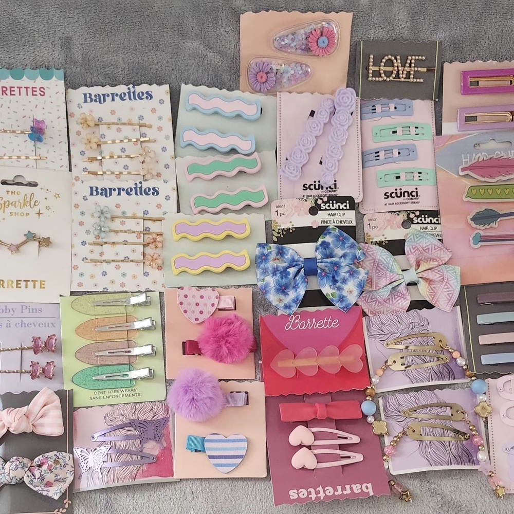 Assorted 75-Piece Hair Accessories Set